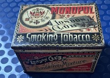 Vintage Monopol London Club Rare Early Tobacco Tin New York, NY picture