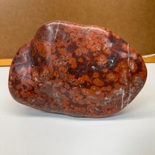 4 lb 5 oz Morgan Hill Red Moss Agate Poppy Jasper Freeform Self Standing Display picture