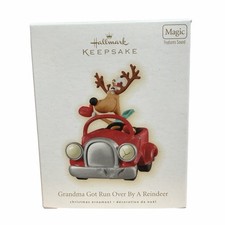2009 Hallmark Keepsake Grandma Got Run Over By A Reindeer Ornament picture