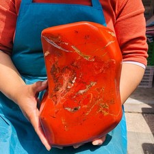 15.7LB Large Natural Red Jasper ore standard Quartz Crystal Healing Sample 5452 picture