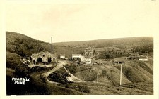 Phoenix Mine Keweenaw County Michigan RPPC Copper Mining Camp Photo Postcard picture