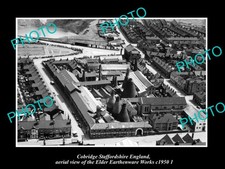 Cobridge Staffordshire England Aerial View Of Pottery 1950 2 Old Historic Photo picture
