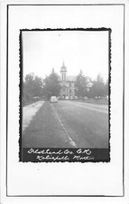 J4/ Kalispell Montana RPPC Postcard c1950s Flathead County Court House 202 picture
