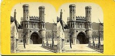 St. Augustines Gate, Canterbury - Stereoview, circa 1860s picture