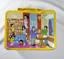 Vintage 1973 The Chan Clan Metal Lunch Box Hanna Barbera No Thermos Rare picture