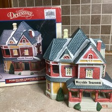1994 Lemax Dickensvale Village WAYSIDE TEAROOM   Christmas-with Box,light Cord picture