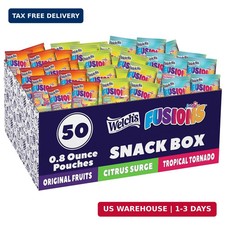Welch's Fruit Snacks Fusions, Variety Pack, Gluten Free, 0.8 oz, 50 Ct picture