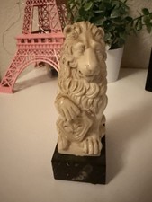 Sculptor G. Ruggeri Lion figurine picture