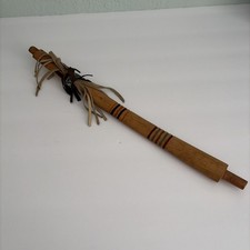 Chanunpa Peace Pipe Stem Plains Woodlands Tribe Indian Folk Art mid 20th c. picture