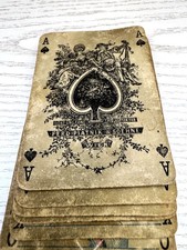 Antique Austrian Piatnik Rococo Playing Cards 30/36 Incomplete Deck picture