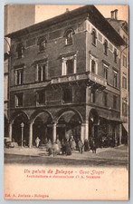 c1910s UDB Un Saluto Da Bologna Casa Siagni Italy Antique Postcard picture