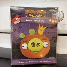 Mr. Potato Head Style Pumpkin Push-Ins Angry Birds Halloween Decorating Pig Rare picture