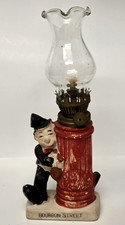 Vtg 1950s Bourbon Street Kerosene Lamp Drunk Hobo New Orleans Souvenir picture