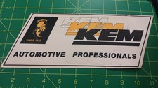 LARGE KEM SHELF WEAR- Sticker / Decal  ORIGINAL OLD STOCK VINTAGE picture