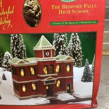 It's a Wonderful Life Holiday Village -  Bedford Falls High School-NEW picture
