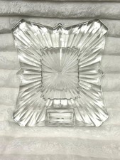 Vintage Mikasa Crystal Picture Frames 2.5 X 3.5” Photo Starburst & Wavy N picture