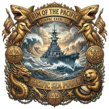 USS Missouri BB-63 Battleship RIMPAC USN Gift Premium Military Graphics 4