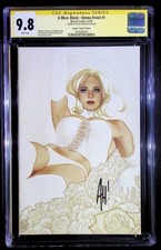 X-Men Black: Emma Frost #1 Adam Hughes Virgin Variant CGC 9.8 - Signed 🔥🔥 picture