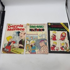 Vintage 1974 Dennis the Menace Comic Book Lot of 3 Fawcett Hollywood Christmas picture