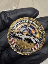 FBI Denver Division DOJ Challenge Coin- Rare  picture