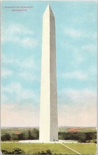 Washington Monument DC Foster Reynolds Unposted Vintage Postcard picture