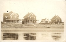Wells Beach Maine ME Beach Houses c1920s-30s Real Photo Vintage Postcard bhn picture