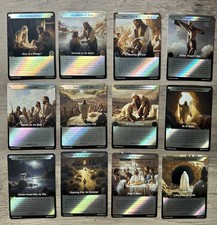 2026 Sacred Legacy NTCS 12 Holo Foil Rare Card Lot Jesus Christ Bible Cards Set picture