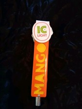 VINTAGE IC LIGHT MANGO BEER TAPPER HANDLE MAN CAVE COLLECTIBLE picture