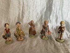 Lot of  5 Large Wade Nursery Rhyme Figurines- Excellent Condition  picture