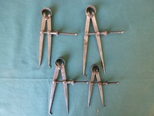 Four  Vintage  Goodell Pratt Co Springfield Mass.  U S A Calipers picture