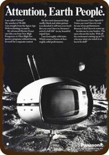 1972 PANASONIC ORBITEL TV Vintage-Look-Edge ** DECORATIVE REPLICA METAL SIGN ** picture