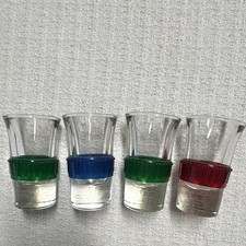 TSING TAO BLADE RUNNER  STAR TREK VOUGER 4 Shot Glasses celluloid bands MCM  picture