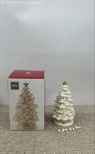 Mikasa KT275-925 Illuminated Porcelain Christmas Tree Cream Holiday With Box VGC picture