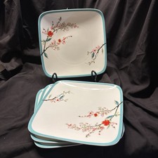 Lenox “Chirp” Square Dinner Plate 10” X 10” Mint Unused picture