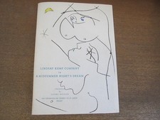 2210Mk Stage Pamphlet Lindsay Kemp Company A Midsummer Night'S Dream/1991 Japan  picture