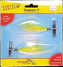 Thundermist Lure Company CW Teaser T Fishing Terminal Tackle Black 100 lbs 0X1 picture
