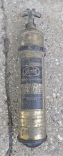 Antique Brass Pyrene Fire Extinguisher 1 1/2 Quart Made USA No 59845 picture