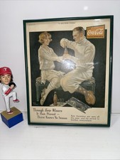 Frame Coca-Cola Advertisement from The Saturday Evening Post  Feb  1926  Vintage picture