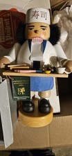 Richard Glässer Handmade German Wooden Sushi Chef Nutcracker RG picture