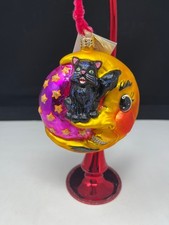 VINTAGE 2001 RADKO FRIGHT ON THE NOSE HALLOWEEN ORNAMENT #01-0426-0 WITH TAG WOW picture