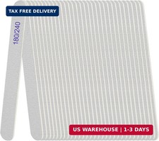 Nail File, Emery Boards for Nails 180/240 Grit Nail Files for Natural Nails Wood picture