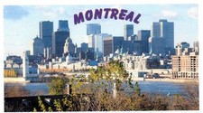 MONTREAL SKYLINE FRIDGE MAGNET 3.5