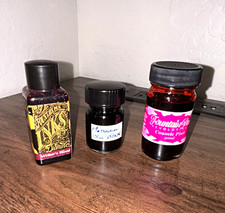 Diamine Writer’s Blood, Ferris Wheel Press Cosmic Pink 30ml, Platinum Blue-Black picture