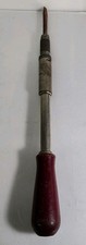 Vintage Stanley Yankee No. 130A Ratcheting Pump Screwdriver Wooden Handle picture