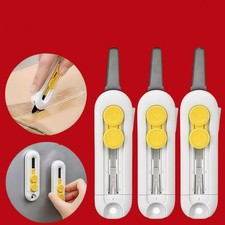 3PCS Magnetic Retractable Package Opening Knife – Multifunctional Courier Unboxi picture