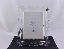 WATERFORD CRYSTAL MARRIED IN THE NEW MILLENNIUM 5”X7” PICTURE FRAME - MINT picture