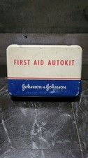 Johnson and Johnson Vintage First Aid Auto Kit Original Contents picture