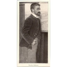 Theodore Robinson 1908 Clipping SAI6-5 picture