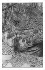 Mammoth Cave Kentucky Entrance Cliff Standard Postcard COPY RPPC picture