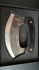 Marcellin Hand Forged Ulu Knife Alaska - High Carbon Steel picture